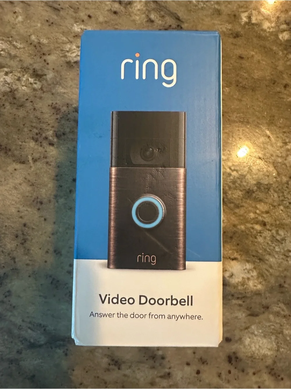 Ring 2nd gen 1090p Venetian Bronze Video Doorbell security